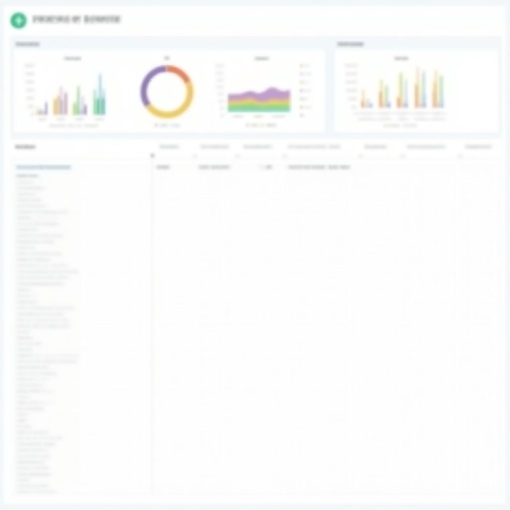 Una captura de pantalla de una plantilla de presupuesto en una hoja de cálculo.